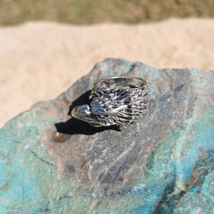 Metal Ring Eagle Head